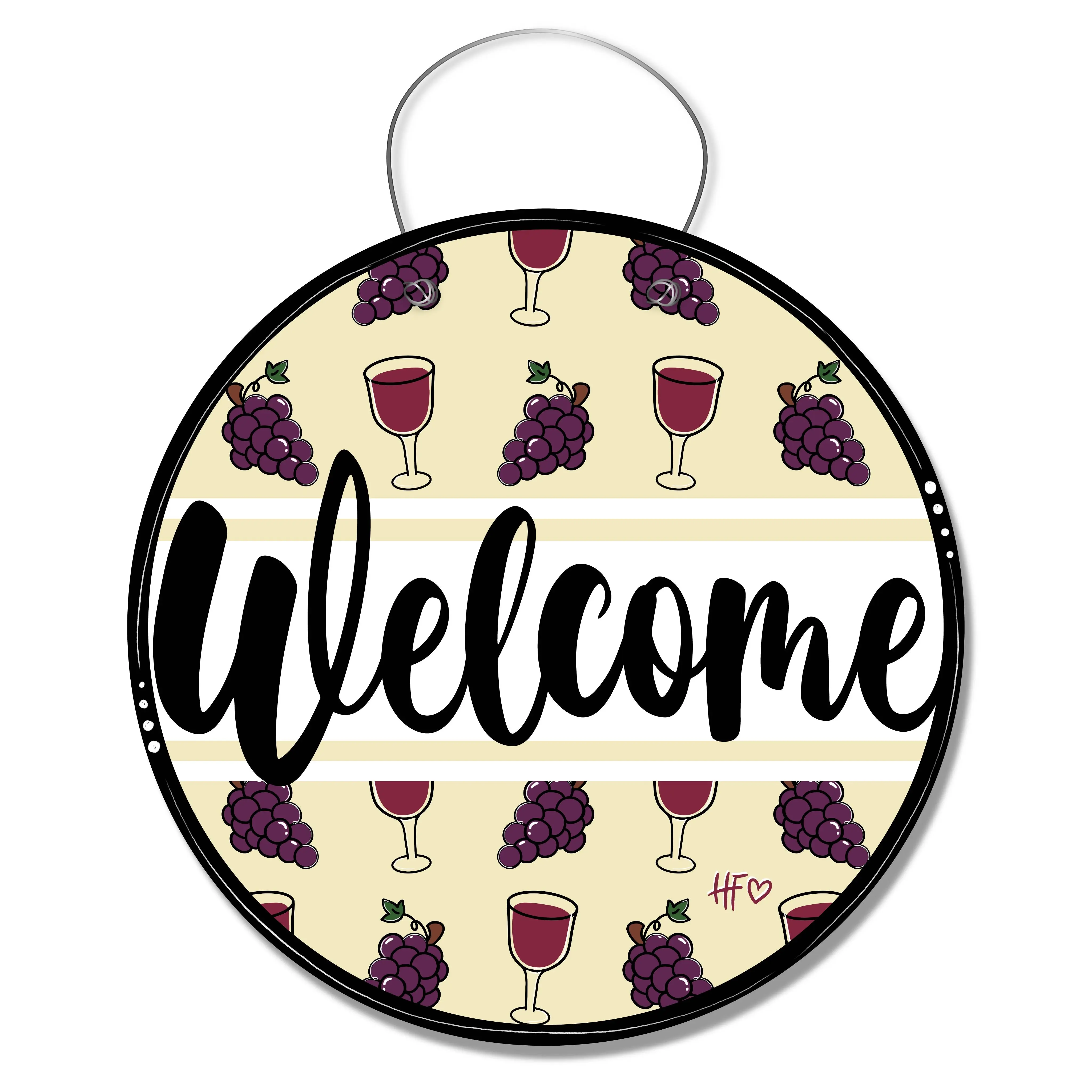 Acrylic Wine Drinking Door Hanger - Festive Party Decoration, UV-Resistant Welcome Board with Bold Look, Multi-Size Home Supply