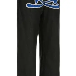 Y2K Jeans Men Hip Hop Gothic Street New Rock Clothing Jeans Women Pants Harajuku Casual Black Denim Trousers Streetwear