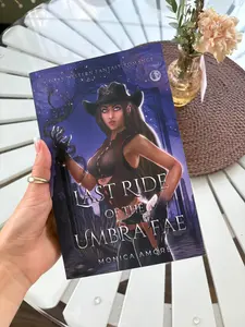 Last Ride Of The Umbra Fae by Monica Amore - Signed Copy & Sprayed Edges