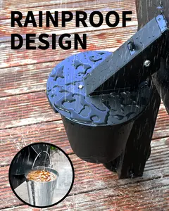 Grease Bucket with Lid & Silicone Liner, Upgraded Grill Accessories, Replacement Drip Bucket for Traeger Smokers & Grills Compatible with Traeger, Pit Boss, Z Grills, Recteq, and More