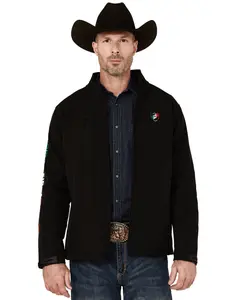 American Fighter Men's Mayland Mexico Usa Flag Embroidered Softshell Jacket - Fm14908