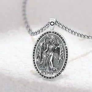 Brighthive's Lilith necklace, a symbol of wisdom, is made from 925 sterling silver. This exquisite pendant jewelry piece is perfect for both men and women as an anniversary, birthday, or Christmas gift.