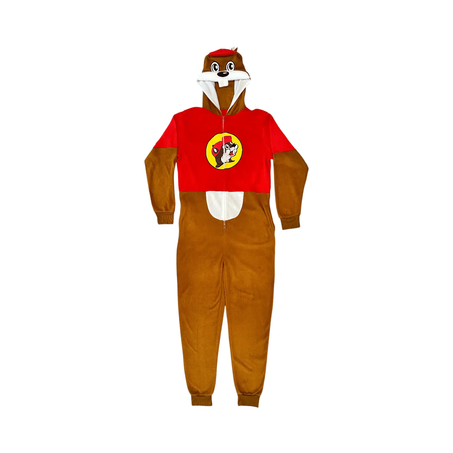 Adult Buc-ee Beaver Onesie Suit Classic Costume