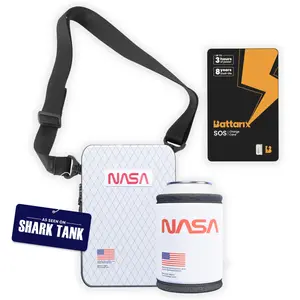 PHOOZY Space Exploration Bundle with Orion Capsule Drink Capsule & Emergency Power Card NASA Materials
