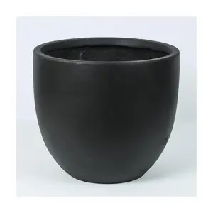 LuxenHome 13" Round Planter