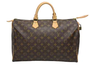 Pre-owned Louis Vuitton Coated Canvas Tote Bags Monogram Speedy 40