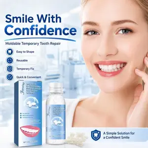 Moldable Dental Gel Dentures Temporary Fillings Cavities and Teeth Fillings Temporary Tooth Filling Denture Kit Oral false tooth fake missing teeth broken teeth wide gaps chipped teeth Whitening, Teeth Whitening Products