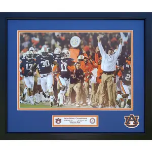 Auburn Kick Six Custom Framed Picture