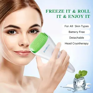 Large Ice Roller Facial Wand for Face and Eye Area, Reduces Puffiness and Tightens Skin, Ideal Gift for Women, Enhances Facial Massage Routine