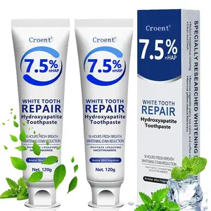 Hydroxyapatite Enamel Repair Toothpaste 7.5% n-HAp Gentle Mint 120g Fluoride-Free Formula for Daily Protection Strengthens Teeth Freshens Breath Cleaning