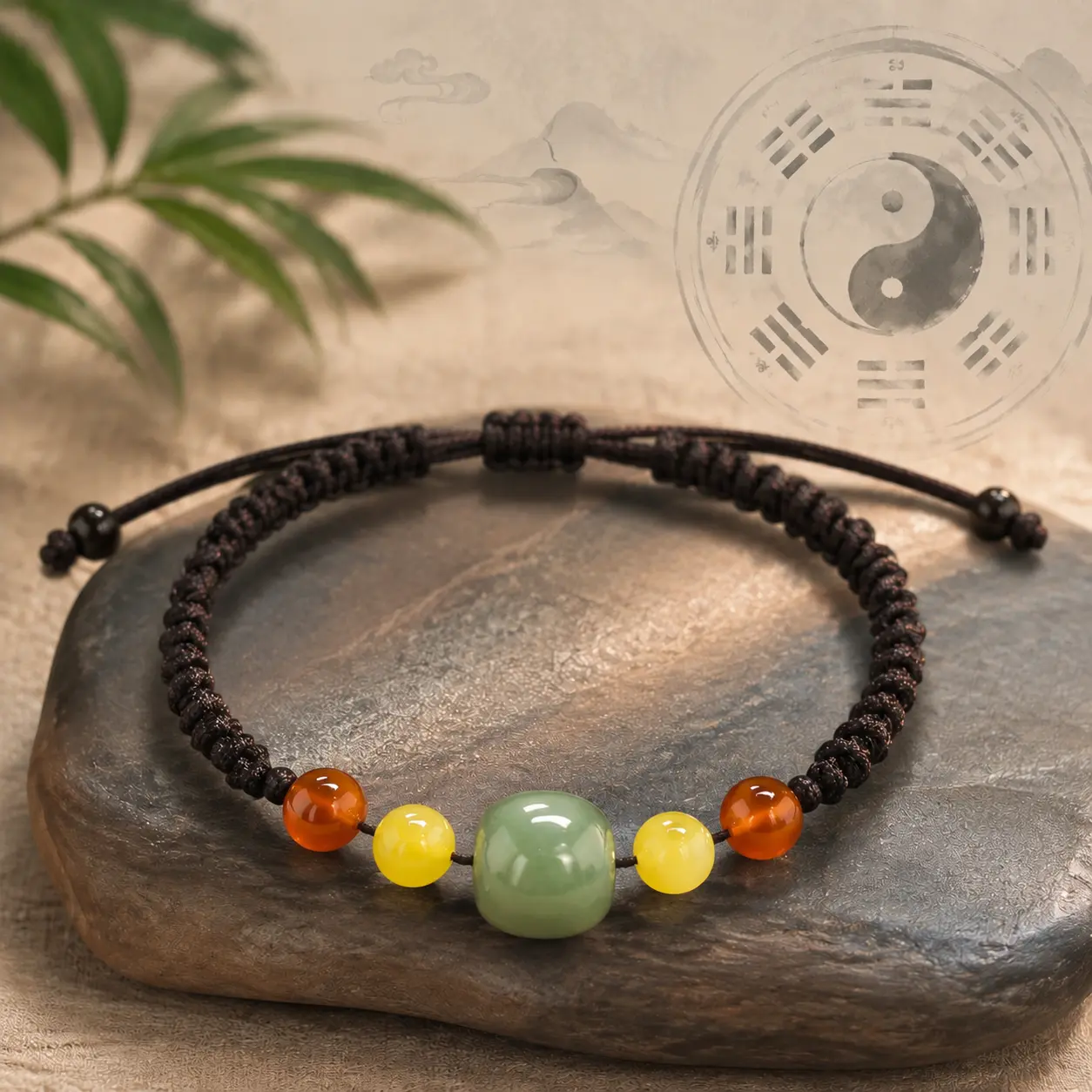 Zen Jade Bracelet Fashion Costume Jewelry Accessory for Women