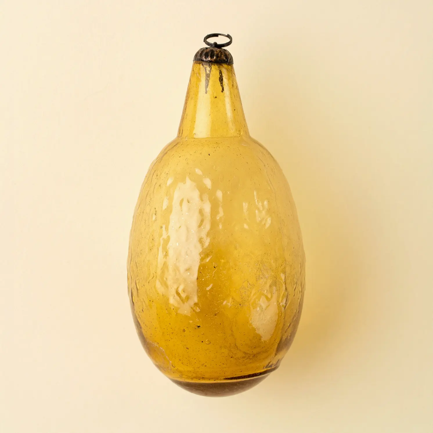 Recycled Vintage Lemon Ornament