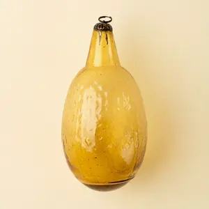 Recycled Vintage Lemon Ornament