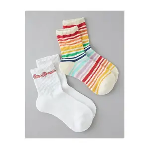 AE Pride Graphic Cropped Crew Socks 2-Pack