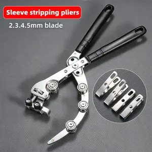1pc Peeling Ring Tool, Pruning Shears with 4 Blades, Ergonomic Handle, Tree Grafting Tool, Suitable for Bonsai Garden