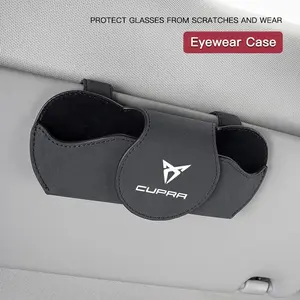 Car Visor Glasses Box Auto Sunglasses Storage Case For Cupra Leon Born Ateca Terramar Tavascan e-Racer Ibiza Altea Tarraco Formentor