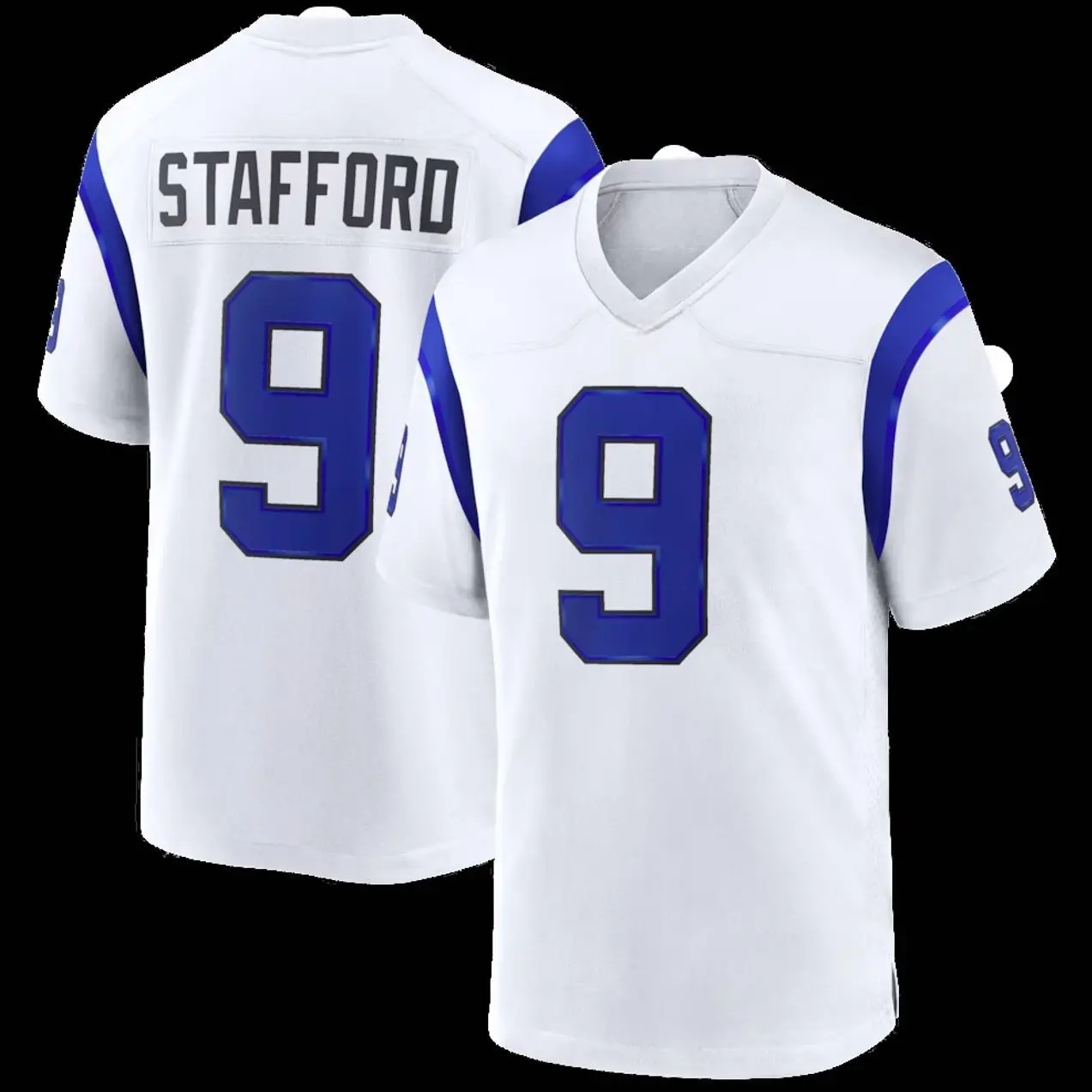 Unisex Football inspired by Stafford 9 Los Angeles Fearsome White Game Jersey