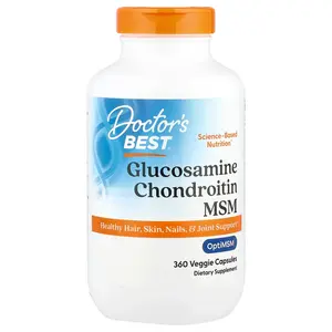 Doctor's Best Glucosamine Chondroitin MSM, 360 Veggie Capsules