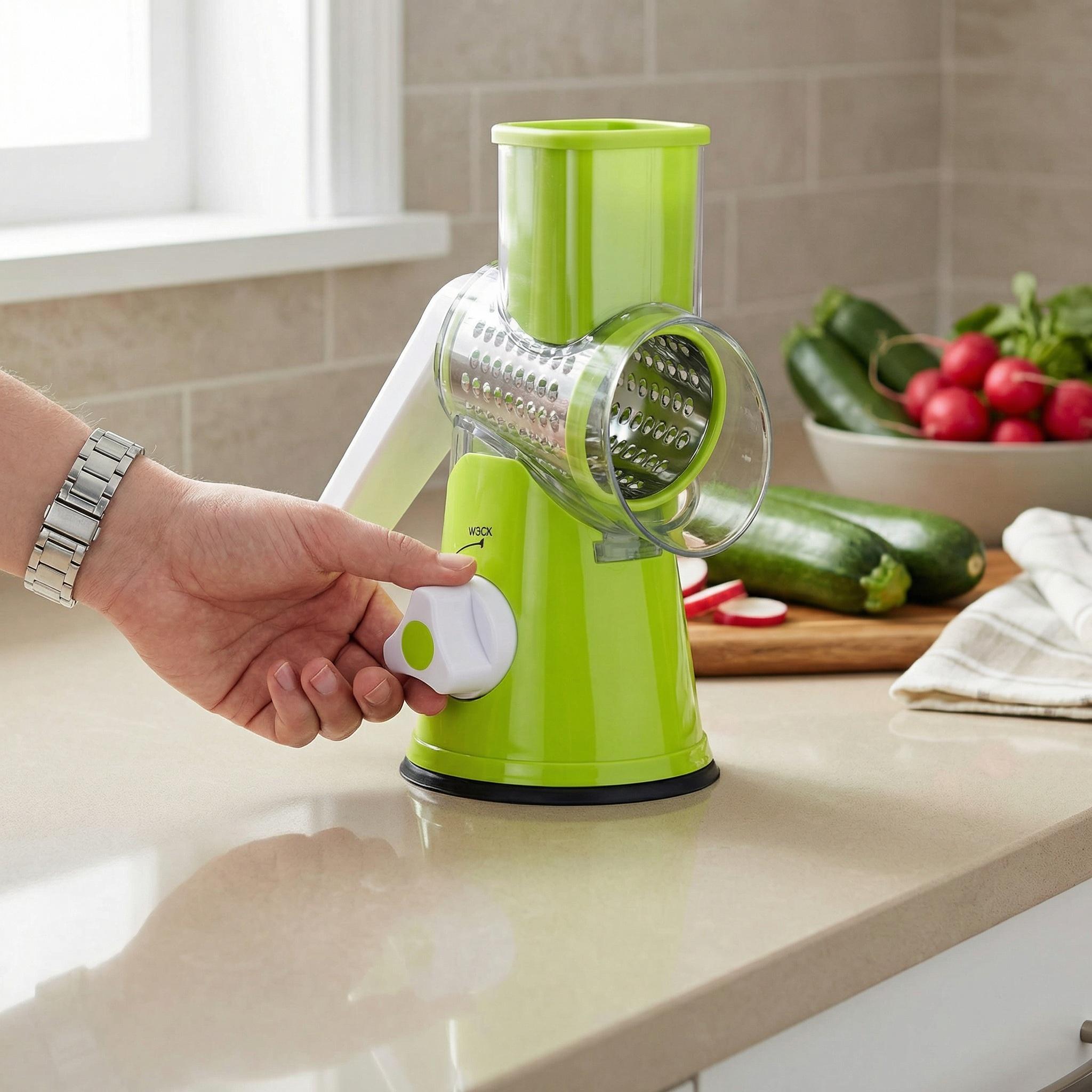Multifunctional Peeler - Green Design with Multiple Attachments for Efficient Food Preparation