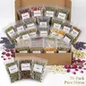 70-Pack Naturally Derived Dried Herbal Blend Craft Kit - Labeled Botanical Pouches, Pure Floral Jasmine Mix, Intention-Setting Wiccan & Pagan Practices Supplies for Adults, DIY Candle & Soap Making