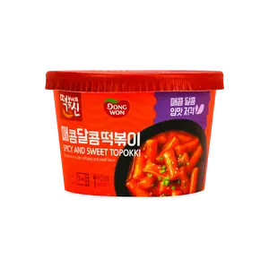 DONGWON Sweet & Spicy Topokki Rice Cakes ,Cup Tteokbokki, 4.23oz