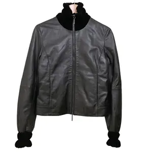 Pre-owned Giorgio Armani Other Small Leather Goods Armani Jeans Leather Jacket