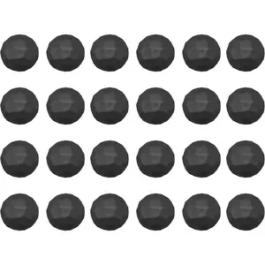 24 PCS Magnetic Garage Door Clavos Decorative Hardware for House and Entry Door, Magnet Mount 1.5 Inch Black