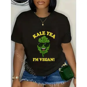 100% Cotton Kale Yea I'm Vegan - Funny Veggie T-Shirt