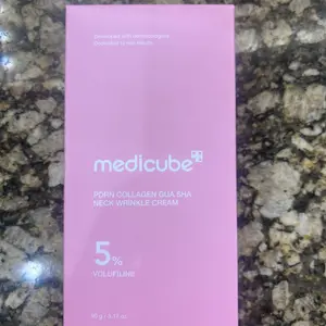 [NEW] [medicube] PDRN Collagen Gua Sha Neck Wrinkle Cream | Built-In Gua Sha Massager with Volufiline 5% + PDRN | Firming, Contour Care for the Look of Fine Lines, Jawline, Neck, Décolleté,Underarms, Chest, Legs, Shoulder | Massage Cream | Korean Skincare