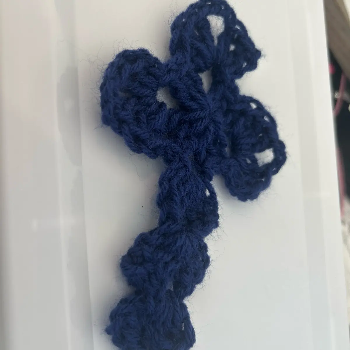 Handmade Crochet Cross Bible Bookmark -Soft Yarn, Unique Design, Ideal for Reading and Organization