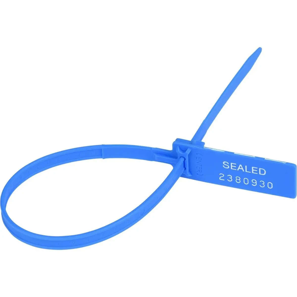 212 MAIN Tamper-Evident Pull-Tight Security Seals - Houseware, High-Quality, Smudge Resistant, Model TCO26300, 0.3x13.5 in, Blue, Pack of 100 (for Sports & Outdoor Cycling Leisure Equipment)