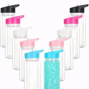 Kids Acrylic Snow Globe Tumbler