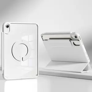 Solid Color Tablet Case (1 Count), Slim Hard Translucent Back Cover, Tablet Protective Cover, Tablet Accessories Compatible with iPad Air Pro Mini, Tablet Casing