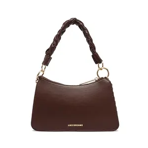 Jora Braided Chic Vegan Leather Crossbody Bag