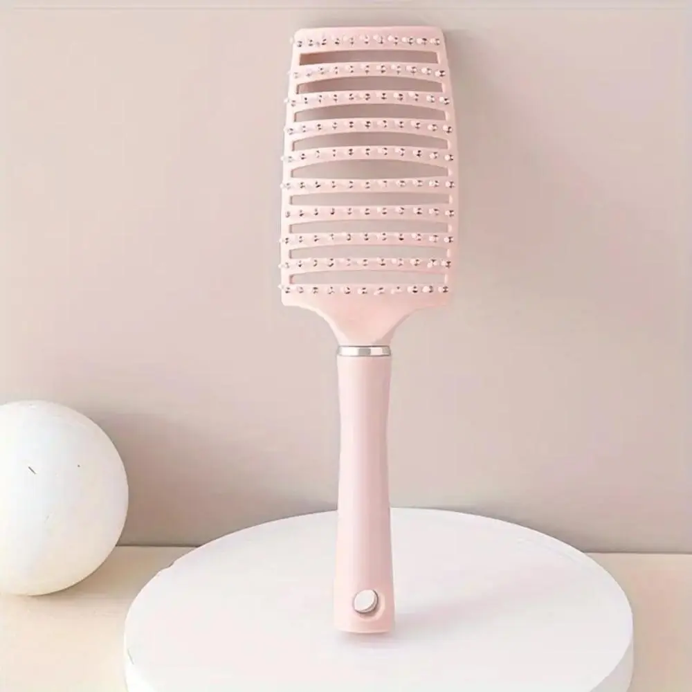 Hollow Out Circular Hair Brush, Vented Detangling Hair Comb with Curved Design, Multi-use Scalp Massage Combs for Daily Use, Hair Styling Tools, Detangler Brush, Christmas Gift