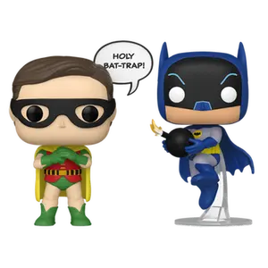 Funko Pop! Batman 1966 – Batman with Bomb #624 & Robin #625 (Set)