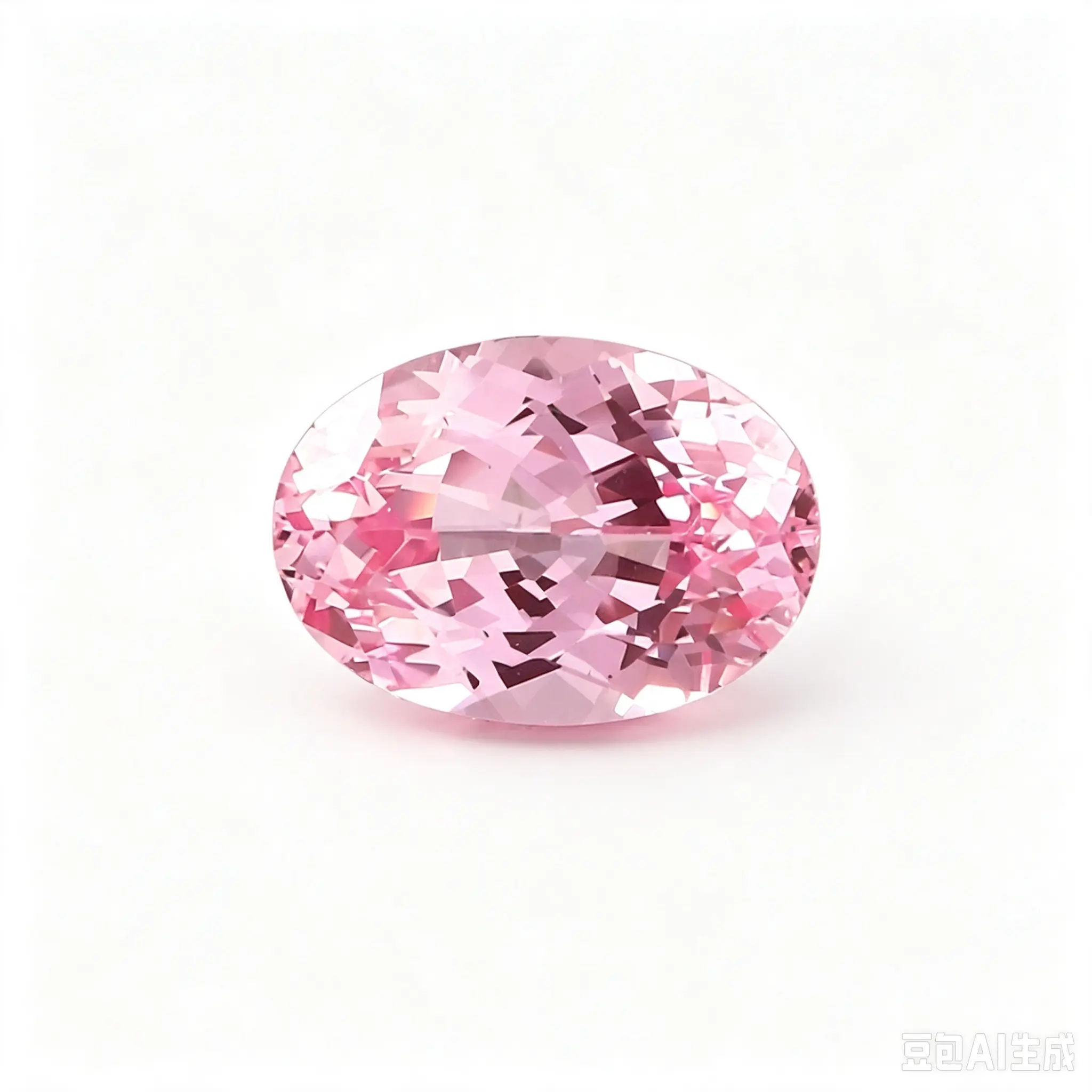 Lab-Grown Oval Cut Pink Sapphire With AGL Certificate