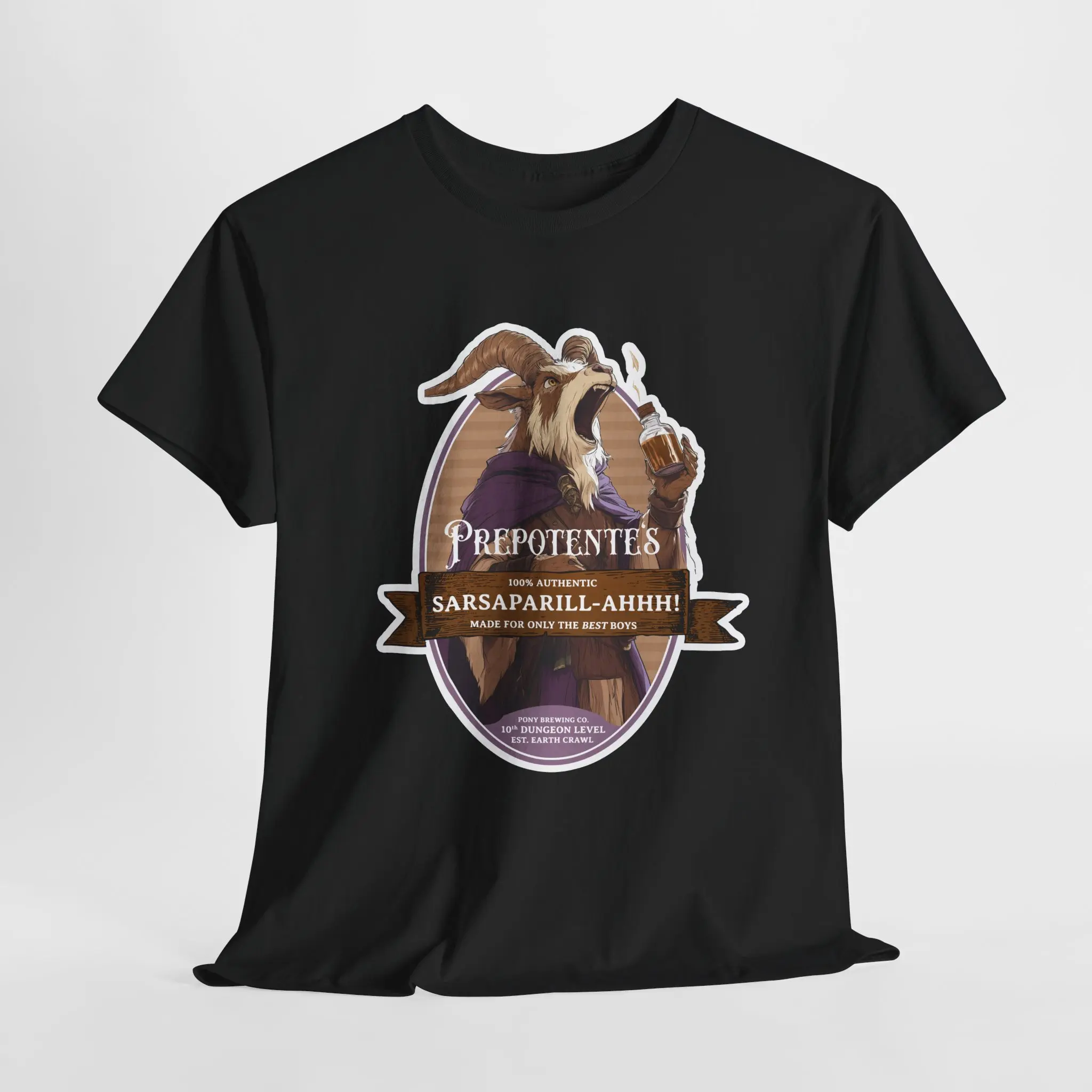 Prepotente's Sarsaparilla Dungeon Crawler Carl Unisex Shirt, Sci-Fi Book Lover Tee, Bookish Apparel for Book Lovers, Gift for Reader