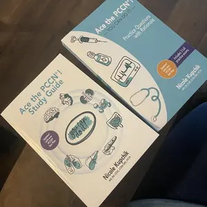 PCCN Study Guide & Practice Review Question Book Bundle