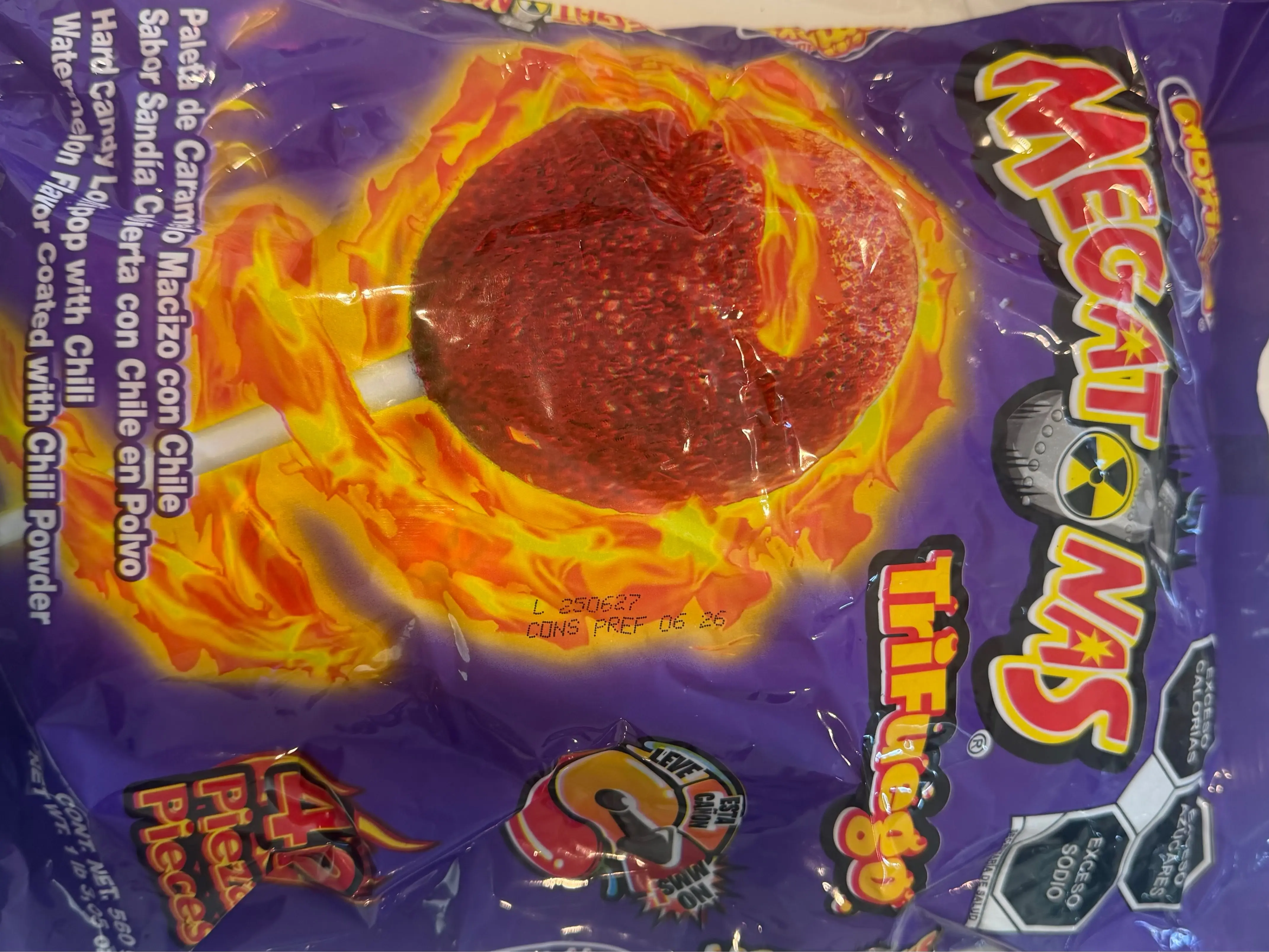 megatons paletas