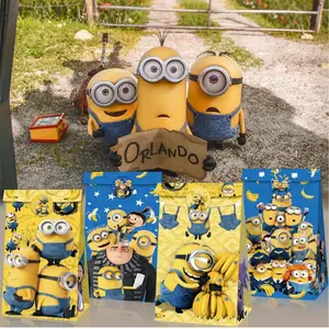 12pcs Party Gift Bags, Cowhide Paper Bags, Perfect Holiday Decorations, Affordable Home Decor, Valentine Gifts, Birthday Celebrations