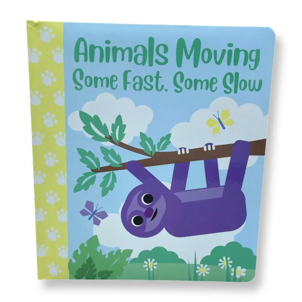 Animals: Some Fast, Some Slow Board Book - Super Fun Children's Literature with Animal Illustrations and Parent-Child Bonding Stories