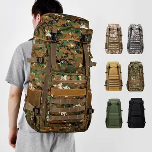 gear versatile outdoor tactical bag backpack multi-functional backpack large capacity Black Friday Prepper Bags 80L Big Forest Bugout Bags 600D Oxford Fabric Go Bag SpringTok Waterproof Breathable Travel Backpack Rugged Durable Men's Camouflage Hiking Cam