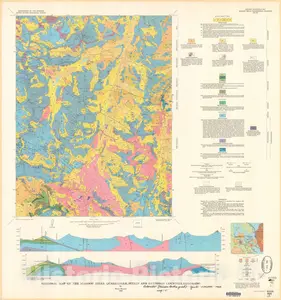 Maroon Bells Quadrangle, Colorado - Geologic Quadrangle Map, 1969