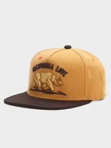 1pc Flat Brim Baseball Cap, California Love Embroidered Adjustable Hip-Hop Hat, West Coast Style Unisex for Parties, Daily Use, Travel