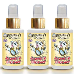 Grandma’S Secret Jewelry Cleaner Spray Gold Silver Cleaning Solution Tarnish Remover 3Oz 3 Pack Grandma'S Secret