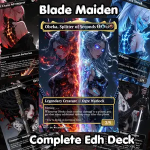Blade Maiden – Custom Commander Deck | 100 Card EDH Proxy Deck + Tokens