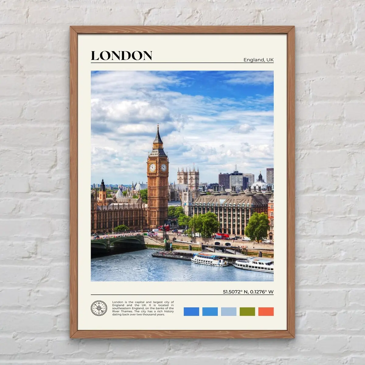 Real Photo, London Print, London Wall Art, London Poster, London Photo, London Poster Print, London Wall Decor, England Poster Print, Unframed