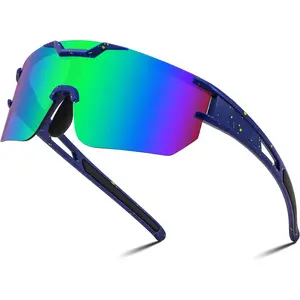 EyeconicFinds Kids Sunglasses Youth Baseball Sun Glasses, UV400 Sports Cycling Softball Sunglasses for Adult Boys Girls B0227