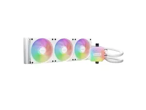 be quiet! Light Loop 360mm White CPU liquid cooler for heavily overclocked systems, 3x Light Wings LX 120mm PWM high-speed ARGB fan, Stylish ARGB cooling block, extreme high cooling performance BW023